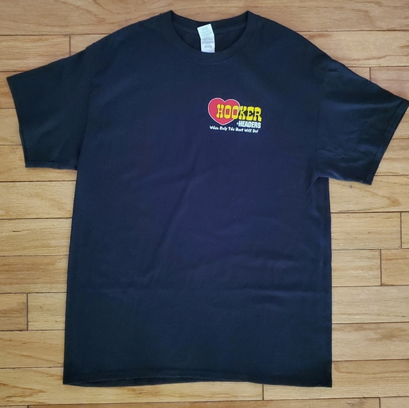 Gildan Other - Hooker Headers Classic Black Tee Shirt NWOT
